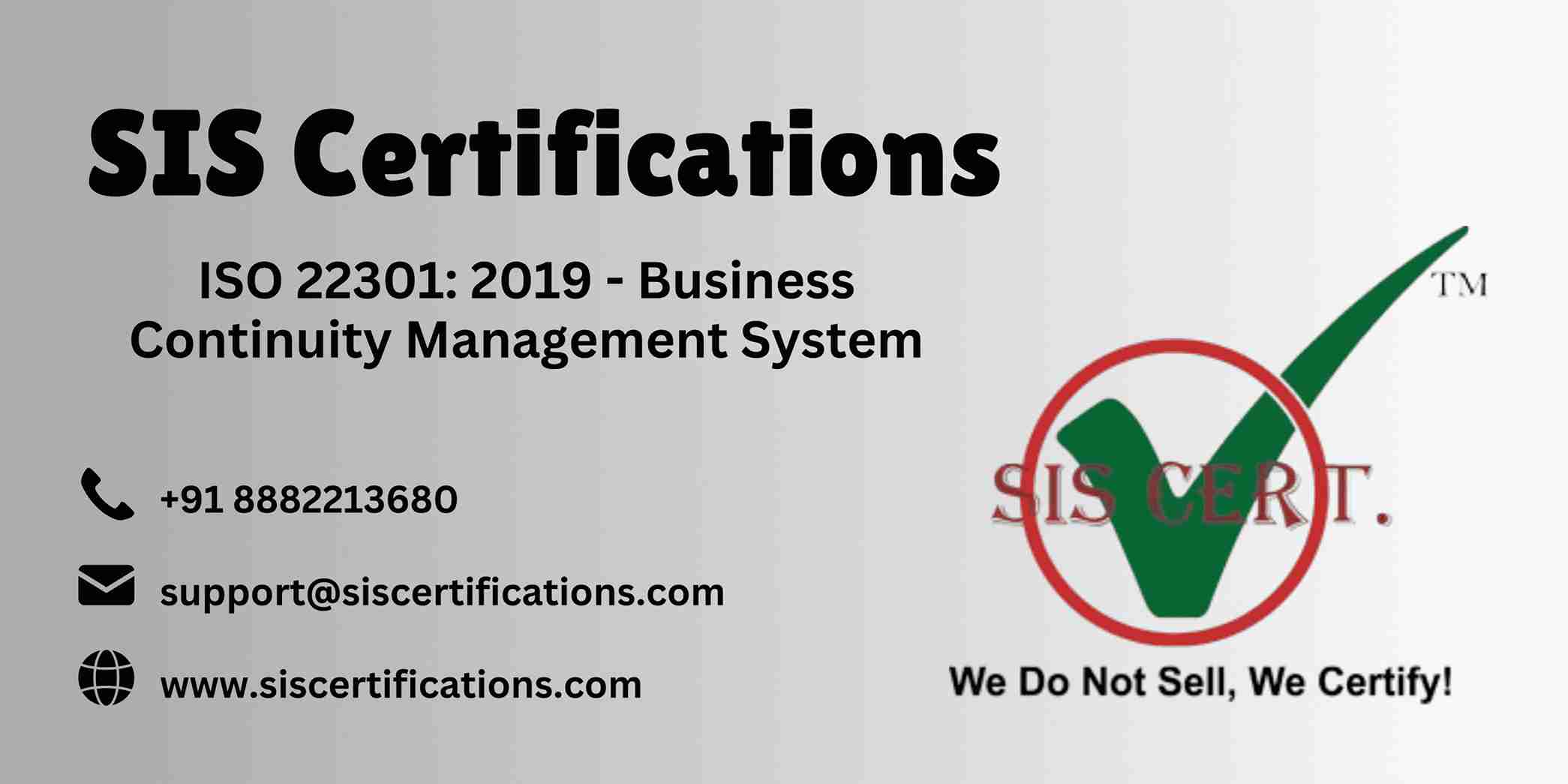 ISO 22301 Certification