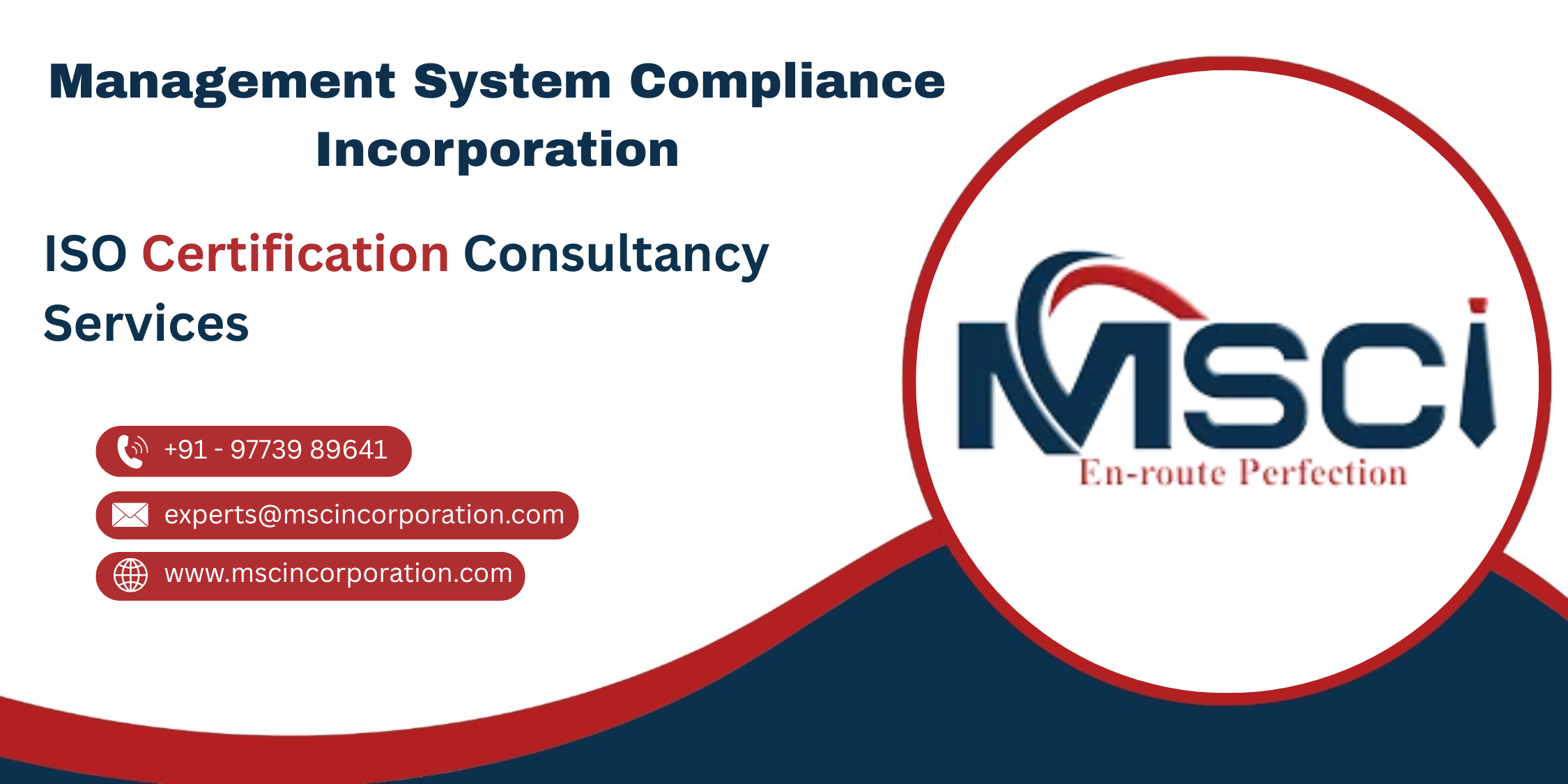 Contact us for ISO Certification Consultancy Services